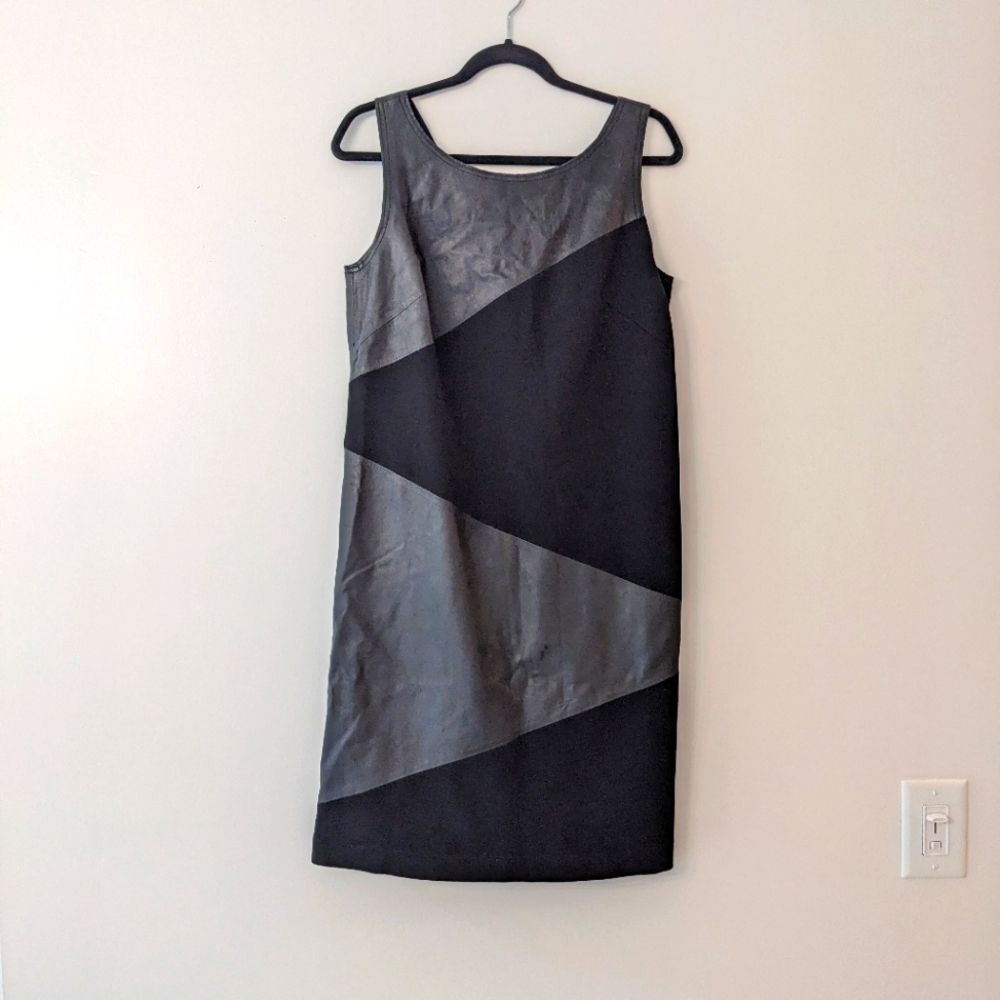 Elegant Black and Gray Women's Dress